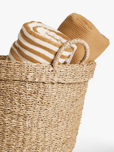 NHAT MINH <b>Rectangular</b> Book <b>Basket</b> Lid Handcrafted Eco-Friendly Water Hyacinth <b>Storage</b> Bin Modern Style Toilet Paper Holder for - Product Image 2