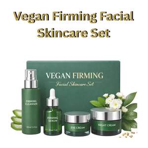 Coffret de Soins Visage Raffermissants Végans Marque Blanche avec Vitamine C et Acide Hyaluronique pour Anti-Âge et Éclaircissement de la Peau OEM/ODM - Product Image 4