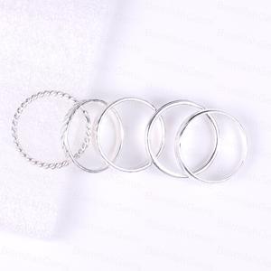 925 Sterling <b>Silver</b> Wide Band Multi Layer Twisted Rope Braided <b>Silver</b> <b>Ring</b> Plain High Polish Chevron Statement <b>Ring</b> Wholesale - Product Image 6