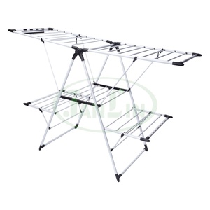 Tendedero Plegable Resistente de Acero Inoxidable, Ajustable, para Secar Ropa Diariamente en el Balcón, Sala de Estar, Compacto y Eficiente para el Hogar - Product Image 4