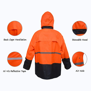 <b>Rain</b> Suit Professional Waterproof Rainwear Suit Lightweight Windproof Travel Gear OEM Wholesale - Product Image 4