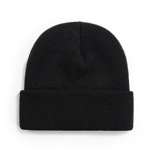 Premium Knitted Beanie Manufacturer Custom Logo <b>Winter</b> Cuffed Knit <b>Hat</b> for <b>Men</b> Women - Product Image 2