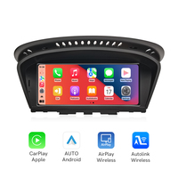 Écran tactile multimédia GPS DSP pour BMW E60/E92 avec lecteur radio et CarPlay sans fil, système Linux