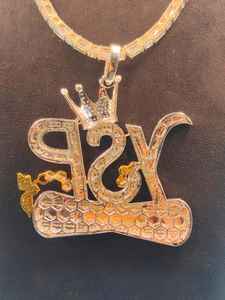 Colgante de Lujo Personalizado con Nombre Hip Hop, Colgante de Plata 925 Iced Out, Colgante con Logotipo de Letra VVS Moissanite Personalizado para Regalo - Product Image 6