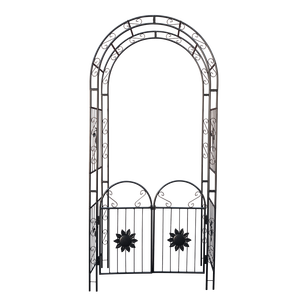 Arco in Metallo per Giardino, Arco Nuziale e per Eventi, con Pergolato per Piante Rampicanti, Porta da Giardino - Product Image 6