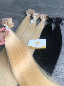 100% ต่อผมลูกไม้แบบลอนติดหนังกำพร้าที่ผมลอนของผู้บริจาคคนเดียวเทปสีอ่อนผมบริสุทธิ์ย้อมสีที่มองไม่เห็น - Product Image 6