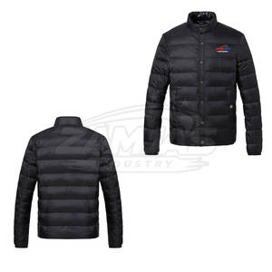 Vente directe d'usine, veste en duvet pour homme avec logo personnalisé, design confortable, qualité supérieure, manches longues. - Product Image 3