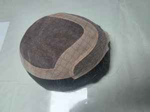 วิกผมผู้ชายแบบโมโนมีลูกไม้ด้านหน้าแบบมีวิกผมแบบเรีมีผ้าลูกไม้โปร่งใสแบบวิกผมแท้คุณภาพสูง - Product Image 2