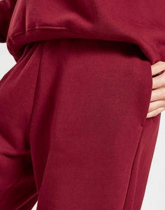 Conjunto Deportivo de Invierno para Mujer, Talla Grande, de Algodón y Felpa, Personalizado, de 2 Piezas, Sudadera con Capucha y Pantalones Holgados - Product Image 5