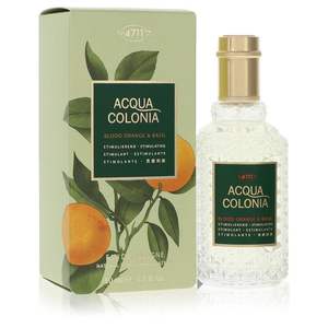 Acqua Colonia Unisex all'Arancia Rossa e Basilico, Eau De Cologne Spray per Spa e Stile di Vita - Product Image 1
