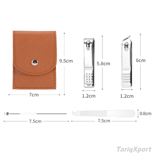 Custom High-quality 4-in-1 4Pcs Stainless Steel Manicure <b>Set</b> Mini Portable <b>Nail</b> Clippers <b>Nail</b> Trimmer for All Ages - Product Image 3