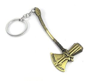 Porte-clés Hache Thor Stormbreaker en Métal Bronze Antique, Marteau Avengers, Cadeau de Collection Super-héros pour Hommes et Femmes - Product Image 6