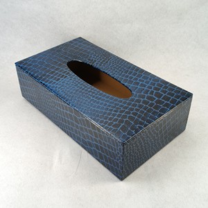 Boîtes à mouchoirs en cuir véritable, étuis à bijoux, contenants pour lingettes faciales, fermeture magnétique, étiquette personnalisée, vente en gros - Product Image 4