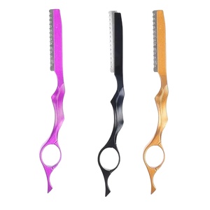 High Quality Professional Salon Barber Thinning <b>Razor</b> Precision Durable Stainless <b>Single</b> <b>Blade</b> Customizable Hairdressing Tool - Product Image 1