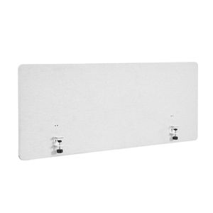 Divisorio Moderno per Scrivania da Ufficio in PET 60" x 24" con Morsetto, Separatore per Privacy per Postazioni di Lavoro - Product Image 1