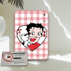 Plaque magnétique en acrylique pour extensions de cils, motif cœur Betty Boop, diamant solide, carré, fleur, marque privée, outils pour pose de cils - Product Image 4