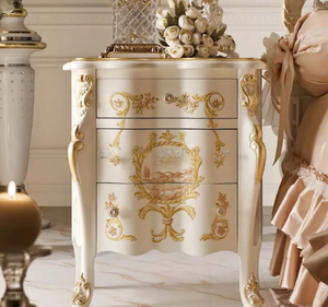 Juego de Dormitorio Clásico de Lujo Estilo Europeo, Cama King Size de Madera de Caoba Tallada a Mano, para Uso en Hoteles - Product Image 6