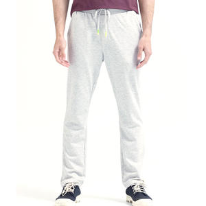 NOEN SPORTS Joggers en coton bordeaux pour homme, taille élastique, poches latérales, décontractés, pour l'automne, poids moyen, écologiques, teinture unie - Product Image 1