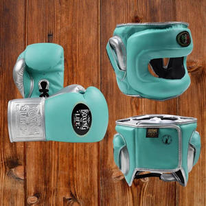 Ensemble de sparring professionnel en cuir de vachette véritable, personnalisable, séchage rapide, toutes couleurs disponibles, le plus vendu, « No Boxing No Life » - Product Image 2