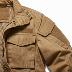 Veste de chasse thermiquement isolée, technologie de rétention de chaleur, traitement de surface imperméable pour les environnements sauvages et difficiles - Product Image 5