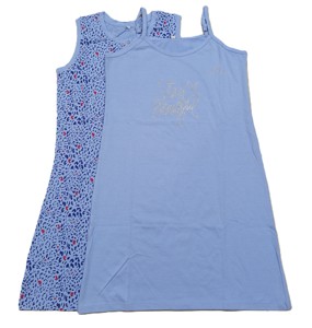 Débardeur bleu clair Romeo Gigli avec imprimé chien de dessin animé et bordure à pois, style décontracté, 100 % polyester, séchage rapide, facile à laver - Product Image 3