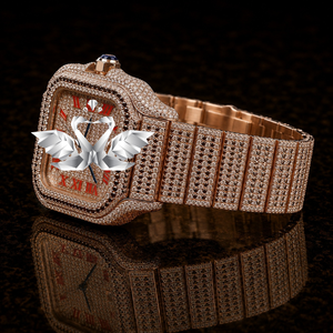Wholesale Moissanite Diamond Watch Men Full Pave VVS Stone Bracelet Watch - Product Image 3
