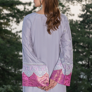 Nuevo Diseño, Vestido de Novia de Talla Grande para Mujer, Encaje Bordado con Estampado Floral, Maxi Vestido Línea A, Conjunto Kurta de Alta Calidad para Exportación - Product Image 3
