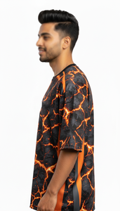 Custom Mens Lightning Sublimation Sports <b>T</b> <b>Shirt</b> Quick Dry Polyester Graphic Running Gym Fitness Performance Athletic Training - Product Image 2