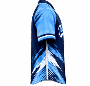 Camiseta de Béisbol Personalizada a la Moda para Hombre, Uniforme de Softbol de Secado Rápido, Transpirable, de Poliéster, Sublimación y Bordado, Venta al Por Mayor - Product Image 6