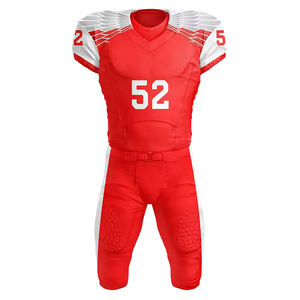 Conjuntos de camisetas de fútbol juvenil al por mayor, uniformes de fútbol americano con sublimación completa personalizados - Product Image 4