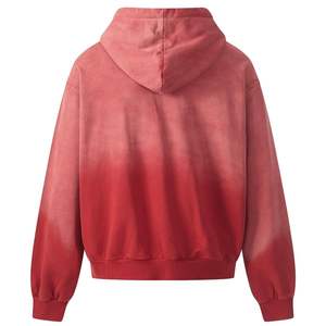 Mens acid wash oversized <b>hoodie</b> casual streetwear gym wear heavy weight pullover <b>hoodie</b> modern winter - Product Image 3