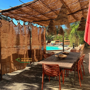 Store Enrouleur en Fibre de Coco ECO2GO VIETNAM de Qualité, Ombrage 70%-90%, Commande Manuelle, Design Tressé Naturel Élégant pour Balcon et Maison - Product Image 6