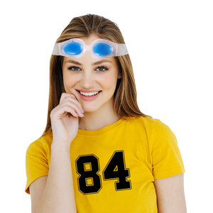 Masque pour les yeux au gel rafraîchissant pour les yeux gonflés, les cernes, le soulagement de la fatigue oculaire, thérapie par compresse froide réutilisable pour le soulagement des migraines et le sommeil - Product Image 2