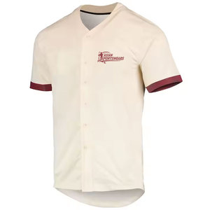 Factory Made <b>Baseball</b> Jersey Lightweight Breathable Design Athletic Comfort Outdoor Practice Daily Apparel - Product Image 1