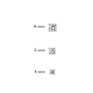sparkling high carbon diamond 925 sterling <b>silver</b> <b>stud</b> earrings luxury women jewelry for wedding graduation religious events - Product Image 4