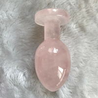 Œuf vaginal en quartz rose de haute qualité, cristal de guérison, œuf Yoni pour femmes, exercices de Kegel, pierre précieuse naturelle, vente en gros