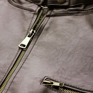 Handsome Look Adjustable Size Factory Made Men's <b>Leather</b> <b>Jacket</b> Heavyweight Customize Packing Men's <b>Leather</b> <b>jacket</b> for mens - Product Image 5