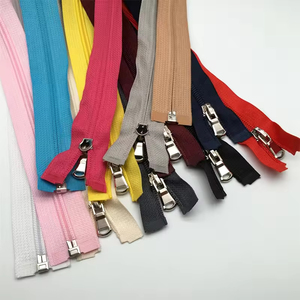 Livraison rapide Taille 5 #   Fermeture éclair en nylon à extrémité ouverte, fermeture éclair en métal multicolore pour vêtements, manteaux, vêtements de sport - Product Image 5