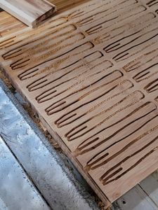 Eco-Friendly Bamboo Cocktail Forks Toothpicks 3.5 Inch Natural Bamboo Party Catering <b>Dessert</b> Fruit VIETCHOICE 2026 - Product Image 3