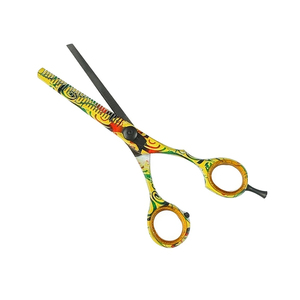 Kits d'outils de barbier de qualité supérieure, ciseaux à cheveux et à effiler, et kit de salon de coiffure avec étui en cuir - Product Image 4