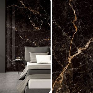 Revestimiento de pared de porcelana esmaltada tallada, formato grande 600x1200, textura de lujo, alto brillo, para decoración de bienes inmuebles comerciales - Product Image 1