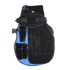 Delantal Profesional para Herraje de Caballos, Largo, con Hebilla de Fácil Apertura, Cinturón Ajustable, Paneles de Malla Transpirable y Bolsillos para Cuchillos - Product Image 1