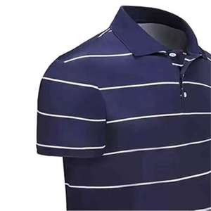 Chemise de golf pour homme à manches courtes, col à revers, unie, respirante, 100 % coton, séchage rapide, style fantaisie, vente en gros à bas prix - Product Image 3
