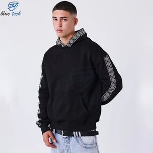 Sweat-shirt à capuche pour homme de qualité supérieure en coton molletonné, streetwear décontracté, fabricant et fournisseur de mode - Product Image 1