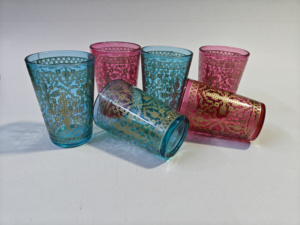 Juegos de té y café elegantes vasos de té marroquíes al por mayor - Product Image 3