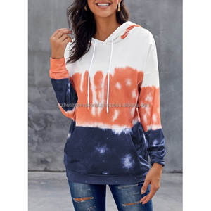 Sudaderas con Capucha Personalizadas 100% Algodón, Unisex, Lisas, con Estampado Tie Dye, Manga Larga, Cordón Ajustable, Bolsillos Bordados - Product Image 6