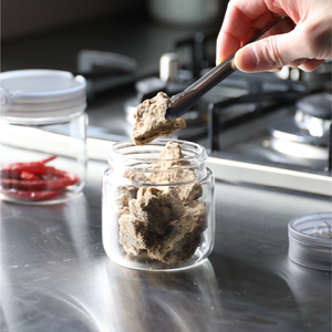 Kitchen <b>Glass</b> Canister Airtight Stackable 250ml 500ml Borosilicate Food Storage Jar Spice <b>Container</b> with Silicone Lid Microwave - Product Image 3