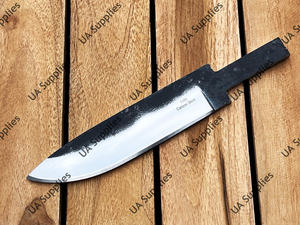 มีดสกินเนอร์ UA Supplies 1095 คาร์บอนสตีล ตีขึ้นรูปด้วยมือ ขอบมุมเอียง สไตล์วินเทจ ใบมีดแบบดรอปพอยต์ ขนาด 8 นิ้ว สำหรับกิจกรรมกลางแจ้ง ตั้งแคมป์ ล่าสัตว์ - Product Image 2