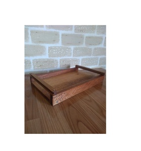 Bandeja rectangular de madera de mango hecha a mano para servir en la cocina, plato de servir elegante, duradero, ecológico, artículo decorativo. - Product Image 2