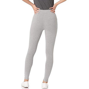 <b>Women's</b> Solid Blue Knitted <b>Jogger</b> Pants Mid Waist Drawstring Ankle-Length Casual Sweatpants With Pockets Regular Fit Autumn - Product Image 4